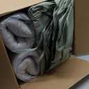 Summsun Outdoor Chair Cushions Set of 2, Waterproof Back Pillow and Seat Cushion Set for Patio Furniture, Outdoor Sofa Replacement Cushions with Removable Cover, 24 x 24 Inch, Sage Green