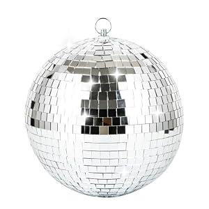 NuLink 8inch Disco Ball Decor Mirror Balls Hanging Disco for Party Decorations Wedding Home