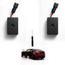 Door Projector Puddle Lights Compatible with Tesla Model 3 (2017-2025, Highland) & Model Y (2020-2026, Juniper), Glass Lens, Plug-and-Play, 2-Pack