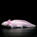 ZHONGXIN MADE Axolotl Plush - Pink Axolotl Stuffed Animal, Realistic 20" Cute Ambystoma Creepy Amphibians Plush Toys, Unique Plush Gift Collection for Kids