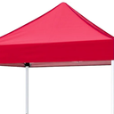 SCOCANOPY Commercial 10x10 Canopy Replacement Canopy Top with Air Vent,Canopy Cover ONLY, (Red)