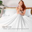 Bare Home Lyocell Tencel Sheet Set - Twin XL Size - 3 Piece Set - Derived from Eucalyptus - All-Season - Ultra Soft - Deep Pocket (Twin XL, Light Grey)
