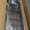 Nisorpa 4 Tier Supermarket Retail Display Racks, Free-Standing Metal Snack Candy Display Racks Shelf with Wheels Chips Rack Display Stand for Home Convenience Stores Kitchen, 19.6x56.2x10.6 Inches