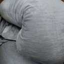Momcozy Pregnancy Pillows for Sleeping, U Shaped Full Body Maternity Pillow with Removable Cover - Support for Back, Legs, Belly, HIPS for Pregnant Women, 57 Inch Pregnancy Pillow for Women, Grey