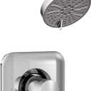 Moen Genta LX Chrome Posi-Temp Pressure Balancing Eco-Performance Modern Shower Trim, Shower Head and Lever Handle, Valve Required, T2472EP
