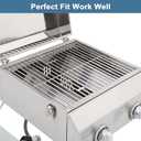 Replacement Parts for Nexgrill 820-0033 Grill, Grill Grate, Heat Shield Flame Tamer and Burner for Nexgrill 820-0033 2 Burner Grill, Megamaster 820-0033M Propane Gas Grill