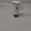 Hydro Flask 40 Oz Travel Tumbler with Handle, Lid and Straw - Insulated Stainless Steel in White