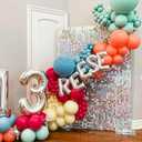 Sequin Backdrop 6ftx6ft Rainbow Silver Shimmer Wall Backdrop Party Photo Backdrop for Bridal Shower Wedding Anniversary Photograph Backgrounds