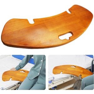 NexusSmash Slide Transfer Board, Wooden Slide Assist Device for Transferring Patient or Handica from Wheelchair to Bed, Couch, Toilet, Car, Patient Slide Board Hold up to 440lbs (Curve Board-2)