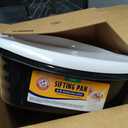 Arm & Hammer Large Sifting Litter Box Scoop Free Cat Litter Tray with Microban, Made in USA