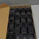 GICUNK Chair Leg Floor Protectors Furniture Sliders for Hardwood Floors and Carpet Silicone Non Slip Reduce Noise 28 Pcs Clear Square XL Fit:1-1/2" ~ 1-3/4"