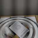 19.7'' Farmhouse Chandeliers for Dining Room, 5-Light Industrial Black Hanging Light Fixture, Rustic Pendant Light for Entryway, Foyer Bedroom, Kitchen Island Lighting, Retro Wood Textures Interior (20 inch)