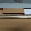 BlastHome® Non-Adjustable Luxury Curtain Rods for Windows, 1 ¼” Rod Set, 3 foot Fixed Length, Brushed Gold
