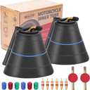 114.00/4.50-5 Inner Tube 4.50-5 11x4.00-5 4.50-511x450-5 11x600-5 TR87 Bent Valve Stem Tire Tube Tyre Tubes Tire liner Lawn Mower Wheelbarrow Generator Tractors Hand Truck Dolly Hand Cart Snow Blower (2PCS)