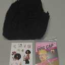 ijoy Natural Black Kinky Curly Wig Human Hair 16 Inch 13x4 Lace Front Wigs 180 Density, Full and Thick Afro Curly Wigs for Black Women Brazilian Virgin Hair Bob Frontal Wig Natural Black Afro kinky