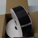 Frienda 2 Rolls Duct Strap Duct Support Webbing Wide Webbing Strap Support Belt Heavy Duty (300 ft X 1.97 Inch, Black)