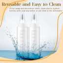 4 Pcs Plastic Squeeze Bottles for Cookie Icing Bottle Decorating Supplies Squeezing Applicator Writer for Food Coloring Frosting Pancake Arts(8 oz)