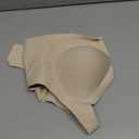 OEAK Womens Wireless Jelly Bra Plus Size Supportive Seamless Bras Full Coverage Push Up Comfortable No Underwire Tshirt Bras (Large, Skin Color)