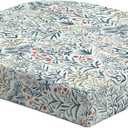 Arden Foam Outdoor Round Back Seat Cushion Kit, 20 x 19, Made with ProFoam, Rain-Proof, Fade Resistant, Pistachio Botanical