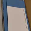 25 Blue Summit Supplies Legal Size Hanging File Folders - Durable 11pt Paper, Blue Hanging Folders with Tabs and Inserts, Fits Legal Size Filing Cabinets, 25 Pack