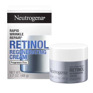 Neutrogena Rapid Wrinkle Repair Retinol Face Moisturizer, Daily AntiAging Face Cream with Retinol & Hyaluronic Acid to Fight Fine Lines, Wrinkles, & Dark Spots, 1.7 oz