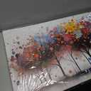 Tree Art Wall Decor for Bedroom - Abstract Wall Canvas Art for Office - Colorful Pictures Wall Art for Living Room Size 20" x 40"