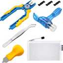 Separator Tool Kit Brick Tools Building Blocks Tech Blocks Building Blocks Tool Set Including 1 Multi-Functional Hammer, 1 Pliers, 1 Tweezers and 1 Pry Knife