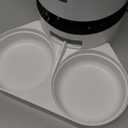 PETLIBRO 5L Automatic Cat Feeder for 2 Cats, 5G&2.4G Wi-Fi Programmable Cat Food Dispenser with Dual Stainless Steel Bowls, Airtight Lock Fresh Technology, Low Food Sensor (White)