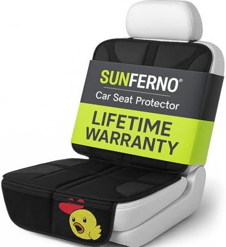 Amazon.com: Sunferno Car Seat Protector for Child Car Seat  Baby Car Seat Cover for Ultimate Protection | Keeps Upholstery Clean, Safe & Damage-Free | Waterproof, Padded & Anti-Slip for Stress-Free Rides : Baby