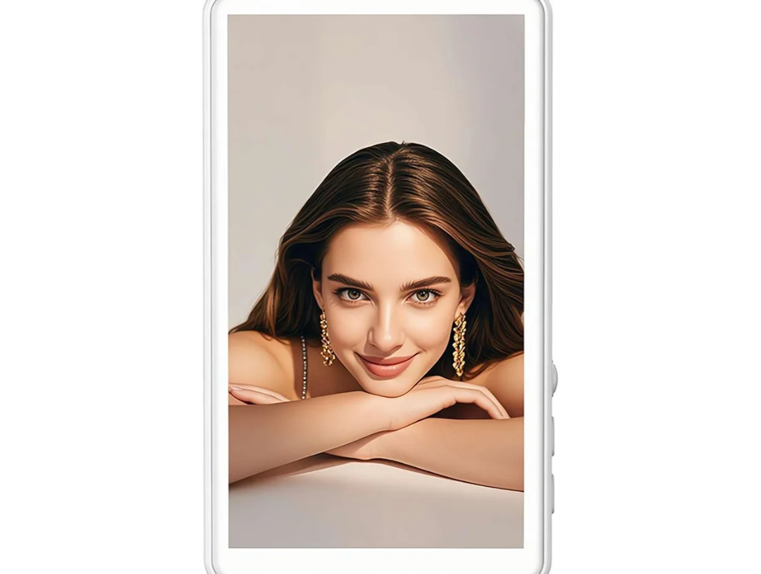 Selfie Monitor Screen Phone, Magnetic Back Camera Monitor Phone, 4.02 inches Phone Vlog Selfie Monitor Screen for Vlog (White)