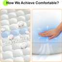 22x22 Premium Down Alternative Pillow Inserts, Set of 2 – Ultra-Plush Throw Pillows with 100% Cotton Cover for Sofa, Couch & Bed – Luxury Machine Washable Cushions