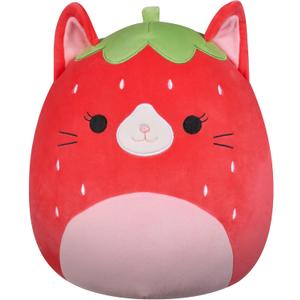 Squishmallows Original 12-Inch Olma Strawberry Cat - Official Jazwares Plush (Medium-Sized) Strawberry Cat