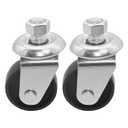 Floor Jack Caster Wheels for 4 Ton Floor Jack,16mm Stem Floor Jacks Casters, Pack of 2