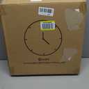 LOMANDA 15 Inch Large Illuminated Outdoor Indoor Wall Clock, Silent Battery Operated Night Light Wall Clocks with Smart Sensor for Bedroom, Patio, Pool, Living Room, Kitchen, Home Office, Bronze