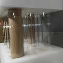 Sandraheer 12 Pack Glass Hurricane Candle Holders Windproof 2.6x13.8 Inch