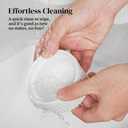 DOWAN Ramekins 4 oz Oven Safe for Creme Brulee Souffle, Porcelain Custard Cups Ramiken for Baking, Small Bowls Dipping Sauce Dish Classic Style, Set of 6, Soft White