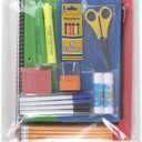 School Supplies Kit for Girls, Boys Back to School Supplies Bundle Pack 30 Piece School Supply Box Set for Kids Kindergarten, Elementary K-8 Includes Notebook, Folders, Pens, Pencils, and More