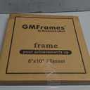 GraduationMall Graduation Photo Shadow Box Frame with Tassel Holder for 8x10 Pictures,Real Glass,Black Over Gold Double Mat,Wall & Tabletop Design