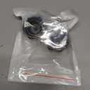 AN Male to In EFI Fuel Rail Fitting with Aluminum Quick-Disconnect Female, Aluminum Black Anodized Hard Connector, Automotive Accessories (6AN Male to 3/8")