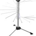 MARCATO Atlas Pasta Drying Rack, Tacapasta, Made in Italy, Steel and Polycarbonate, Collapsible, Clear