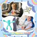 FilmHOO Magnetic Toys Figures, 6pcs, Travel Toys for Toddlers & Kids Gifts | Magnets Toy for Kids,Fridge Magnets Airplane Car Travel Essential,Stocking Stuffers Gifts Toy for 4 5 6 7 8 Year Old