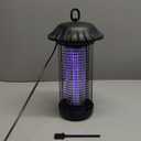 Buzbug LED Bug Zapper Indoor Outdoor, 10 Years Lifespan, 6.5ft Power Cord, IPX4 Waterproof, High-Voltage, Mosquito Zapper, Fly Trap Mosquito Trap, Fly Killer Fly Zapper -MO008C (New Black)