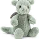 Jellycat Bashful Dragon Stuffed Animal, Small, 7 inches