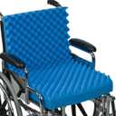 DMI Egg Crate Sculpted Foam Chair Cushion, Seat Cushion, Car Seat Cushion, Office Chair Cushion Relieves Back Pain, Tail Bone Pain, Sciatica, 32 X 18 X 3 inches, Full Back,1 Count