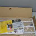 Segal Fixed Window Guard, 31 in. - 54 in. x 15-1/4 in., Steel, White, 3-bar, Non-egress