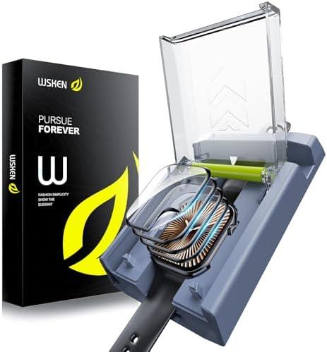 WSKEN 3 Pack Screen Protector for Apple Watch Series 11/10 9mm - [Auto Align Box] [100％ Zero Bubble] [Flexible TPU Film - No Glass] 11 HD Full Coverage for iWatch Cover Accessories