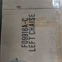 Leather Sectional Sofa, Living Room Furniture with L Shaped Couch, Cup Holders, Storage Ottoman in Brown (Left-hand Facing)