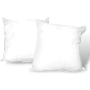 Co. Luxury Fill Throw Pillow Inserts | Decorative Square | Premium Fluffy Pillow Forms Sham Stuffer for Sofa, Couch, and Living Room | Pack of 2 (20 X 20)