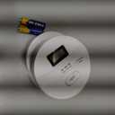 2 Pack Smoke and Carbon Monoxide Detector,Smoke Detector Carbon Monoxide Detector Combo with Batteries,Fire Alarm Smoke Detector with Test Button and Digital Display