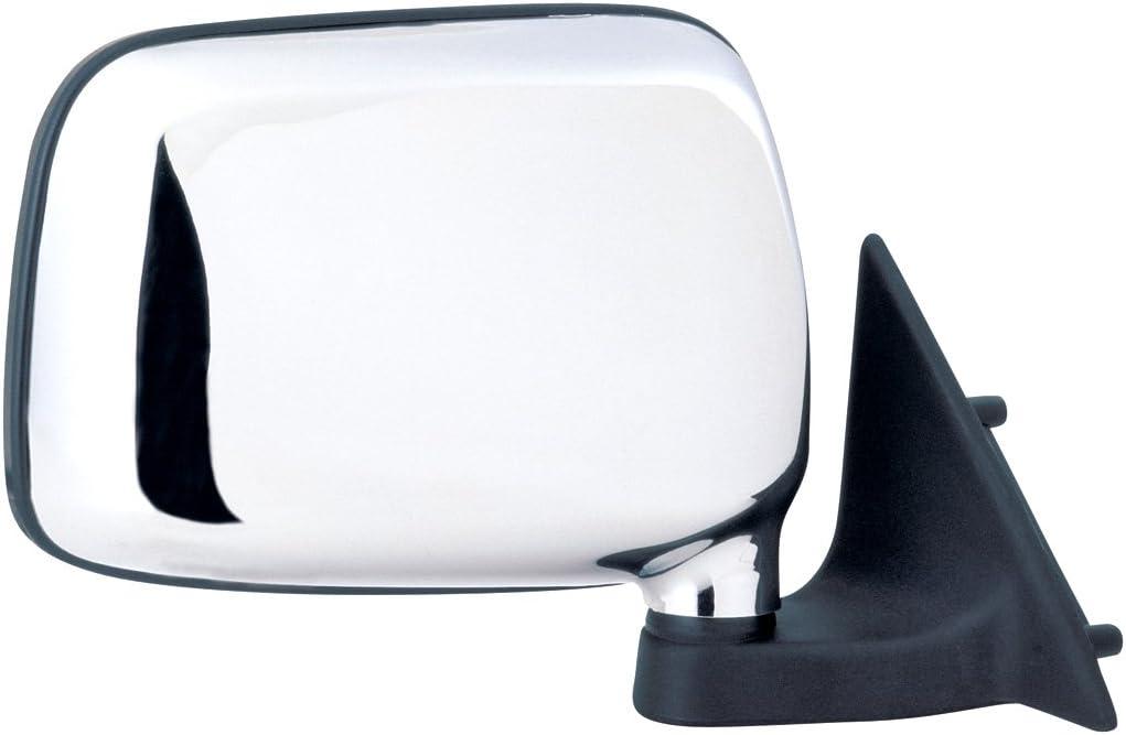 Fit System Passenger Side Mirror for Mazda Pick-Up, Chrome, Foldaway, Manual